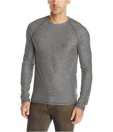 Buffalo David Bitton Mens Long Sleeve Crewneck Basic T-Shirt - S