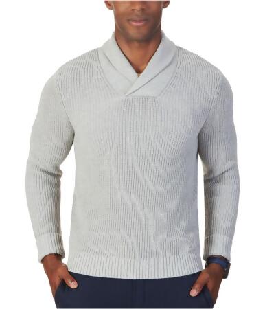 Nautica Mens Ribbed Shawl Sweater - S