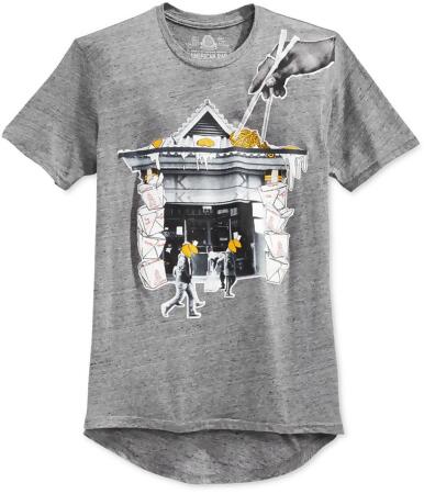 American Rag Mens Takeout Graphic T-Shirt - XL