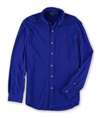 Ralph Lauren Mens Featherweight Mesh Button Up Shirt - XS