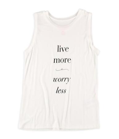 Rachel Roy Womens Live More Muscle Tank Top - XS