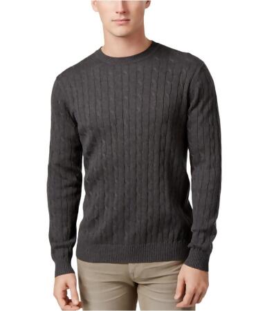 Club Room Mens Cable Knit Pullover Sweater - S