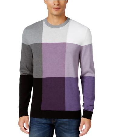 Alfani Mens Colorblocked Knit Pullover Sweater - 2XL