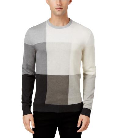 Alfani Mens Colorblocked Knit Pullover Sweater - 3XL