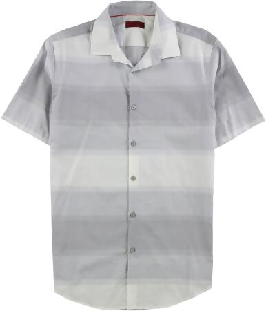 Alfani Mens Textured Button Up Shirt - S