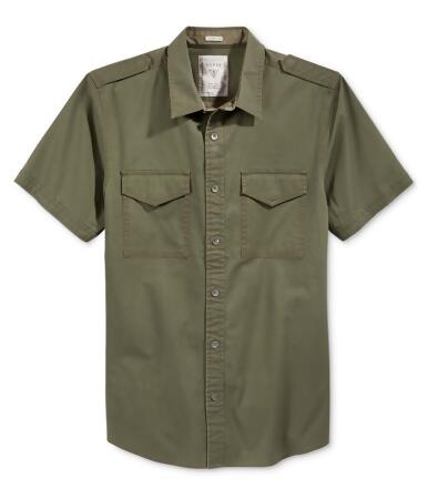 Guess Mens Conway Button Up Shirt - M