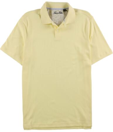 Tasso Elba Mens Signature Interlock Rugby Polo Shirt - S