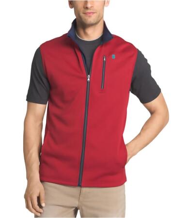 Izod Mens Knit Sweater Vest - S