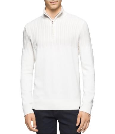 Calvin Klein Mens Multi-Textured Knit Sweater - S