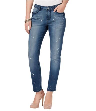 Earl Jean Womens Splatter Skinny Fit Jeans - 6