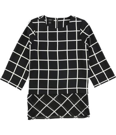 Alfani Womens Geometric Pullover Blouse - 4