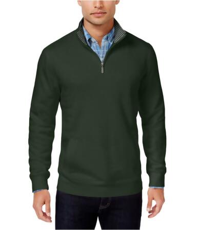 Club Room Mens Quarter-Zip Knit Sweater - S