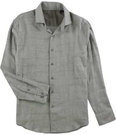 Tasso Elba Mens Plaid Button Up Shirt - XL