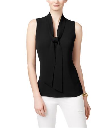 Michael Kors Womens Tie-Neck Pullover Blouse - 10