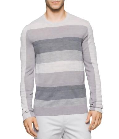 Calvin Klein Mens Striped Merino Pullover Sweater - 2XL