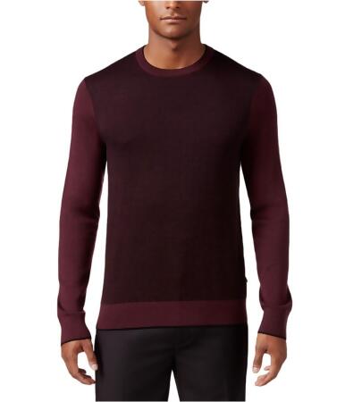 Michael Kors Mens Colorblocked Herringbone Pullover Sweater - XL