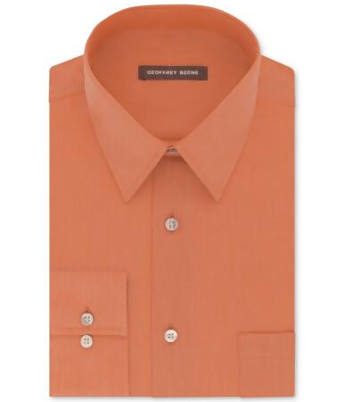 Geoffrey Beene Mens Bedford Button Up Dress Shirt - 15