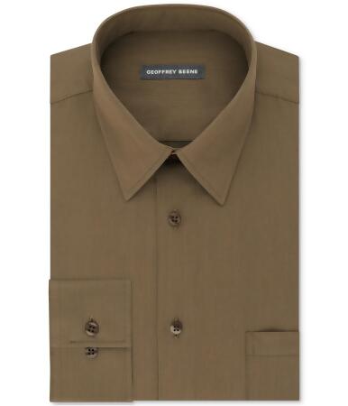 Geoffrey Beene Mens Bedford Button Up Dress Shirt - 15