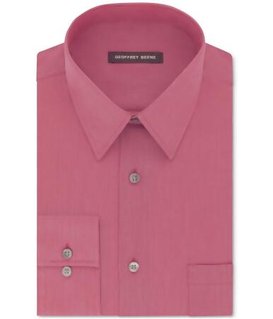 Geoffrey Beene Mens Bedford Button Up Dress Shirt - 15 1/2