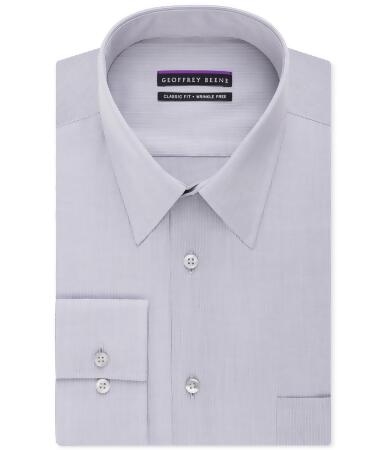 Geoffrey Beene Mens Bedford Button Up Dress Shirt - 15