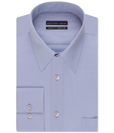 Geoffrey Beene Mens Bedford Button Up Dress Shirt - 15 1/2