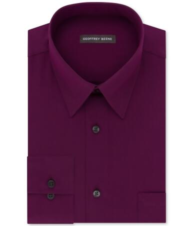 Geoffrey Beene Mens Bedford Button Up Dress Shirt - 15