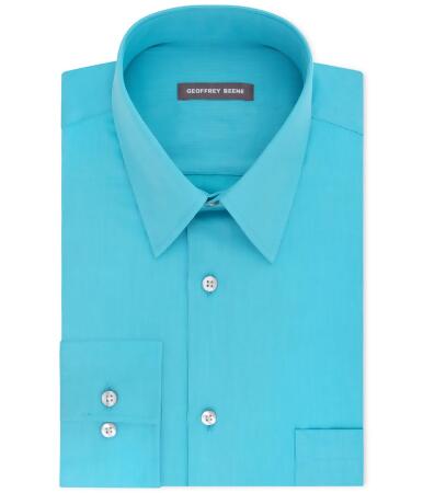 Geoffrey Beene Mens Bedford Button Up Dress Shirt - 15 1/2