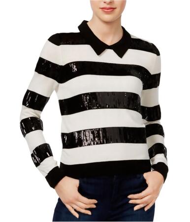 Maison Jules Womens Striped Pullover Sweater - XXS