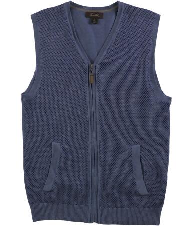 Tasso Elba Mens Textured Sweater Vest - M