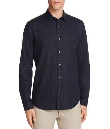 Theory Mens Checked Sport Button Up Shirt - L