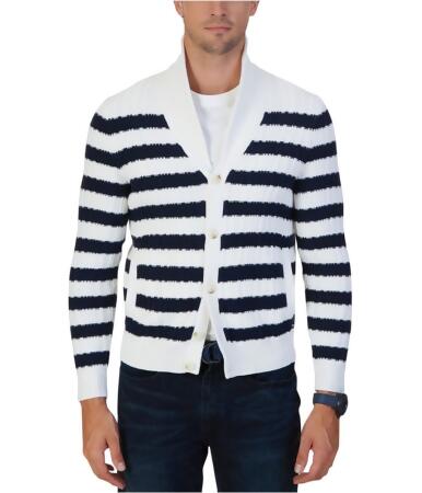 Nautica Mens Textured Cardigan Sweater - XL