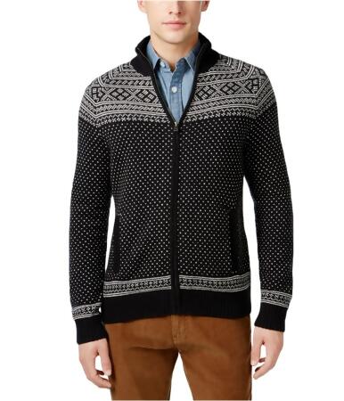 Tommy Hilfiger Mens Patterned Knit Sweater - S