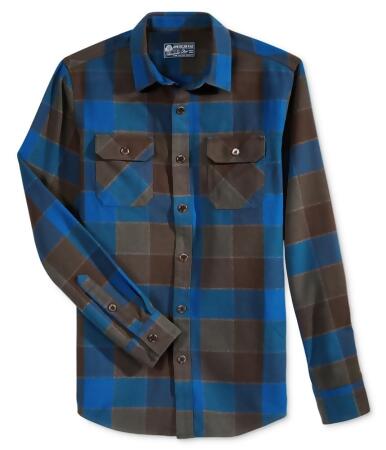 American Rag Mens Plaid Button Up Shirt - S