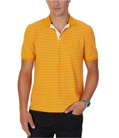 Nautica Mens Lined Rugby Polo Shirt - L