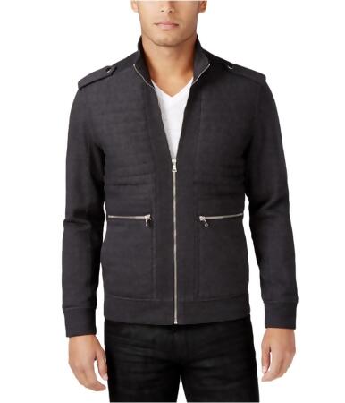 I-n-c Mens Ribbed Quilted Jacket - M