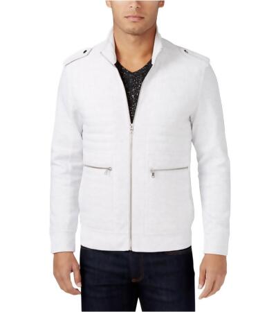 I-n-c Mens Ribbed Quilted Jacket - S
