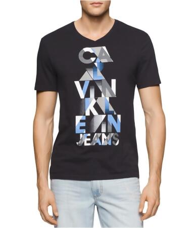 Calvin Klein Mens V-Neck Basic T-Shirt - S