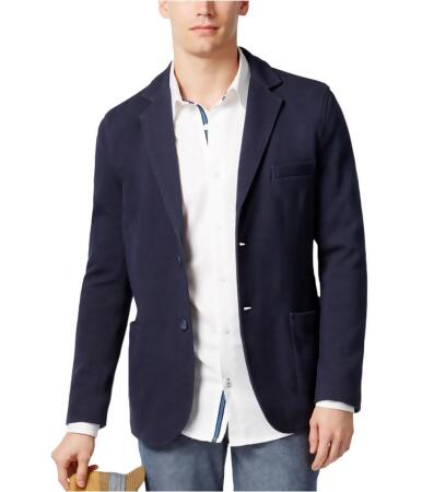 Ryan Seacrest Distinction Mens Textured Two Button Blazer Jacket - S