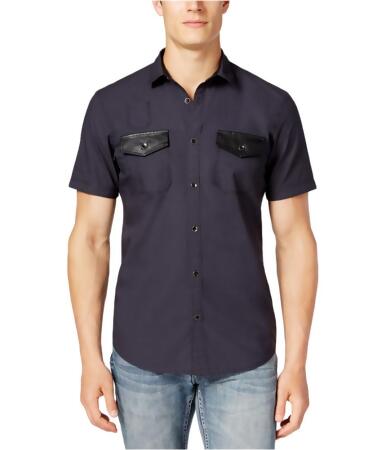 I-n-c Mens Multi-Pocket Button Up Shirt - 2XL