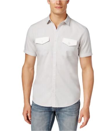 I-n-c Mens Multi-Pocket Button Up Shirt - XL