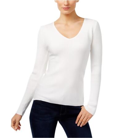 I-n-c Womens Ribbed Pullover Sweater - XL