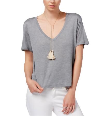 Rachel Roy Womens V-Neck Basic T-Shirt - XS