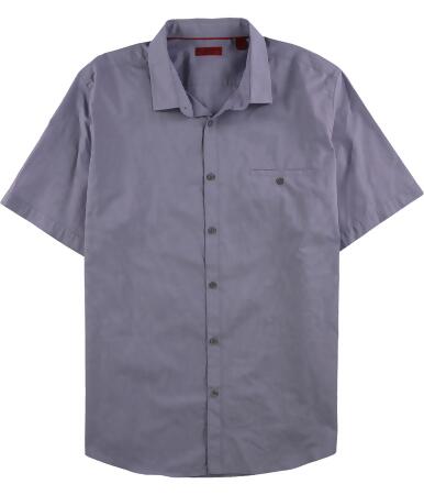 Alfani Mens Textured Button Up Shirt - 2XL