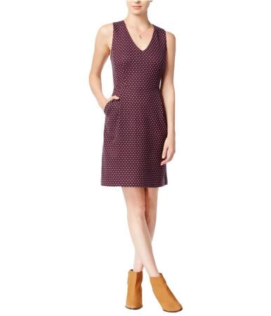 Maison Jules Womens Printed A-Line Shift Dress - XS