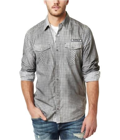 Buffalo David Bitton Mens Sipund Button Up Shirt - L