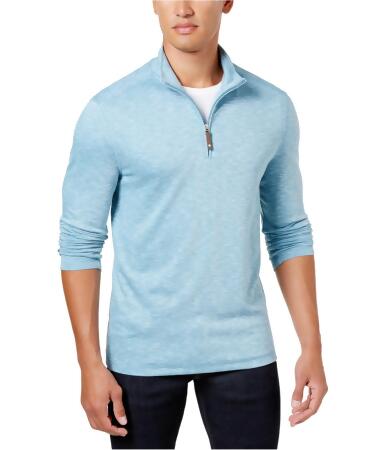 Tasso Elba Mens Quarter Zip-Up Pullover Sweater - L