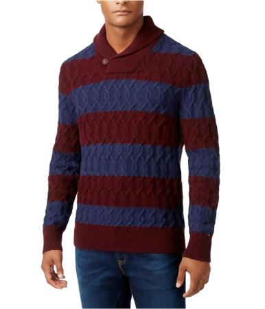 Tommy Hilfiger Mens Striped Knit Sweater - M