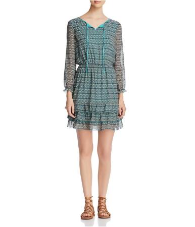 Finity Womens Casual Ruffled Dres - 8