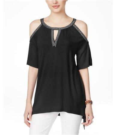 I-n-c Womens Embellished Halter Blouse - L