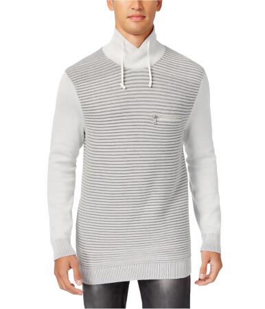 I-n-c Mens Textured Zip-Detail Pullover Sweater - M